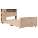 vidaXL Cadre de lit sans matelas 100x200 cm bois massif de pin