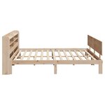 vidaXL Cadre de lit avec tête de lit sans matelas 200x200 cm