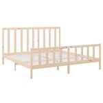 vidaXL Cadre de lit sans matelas 200x200 cm bois massif de pin