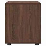 vidaXL Armoire de rangement Chêne brun 60 x 48 x 57 cm