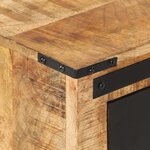 vidaXL Table de chevet 45x40x45 cm bois de manguier massif