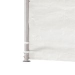 vidaXL Belvédère avec toit blanc 6 69x4 08x3 22 m polyéthylène