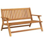 vidaXL Ensemble de chaises de jardin avec table 5 pièces en bois d'acacia massif