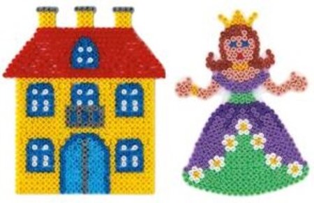 Plaques Princesse et Maison pour perles standard (Ø5 mm)