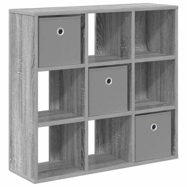 vidaXL Buffet avec tiroir Gris Sonoma 73 5 x 24 x 69 5 cm