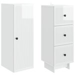 vidaXL Ensemble de Meubles 2 Pièces 33 x 34 5 x 90 cm Bois d'ingénierie