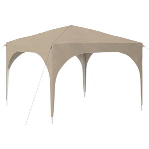 vidaXL Tente de fête pop-up 290 x 290 x 245 cm Crème