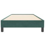 vidaXL Sommier à lattes de lit sans matelas vert foncé 80x220 cm
