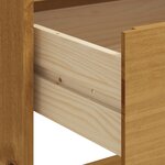 vidaXL Table de bar FLAM 92x45x110 cm bois massif Pin