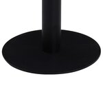 vidaXL Table de bistro Marron foncé 50 cm MDF