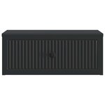 vidaXL Cabinet de chevet 2 pièces Noir 49 x 34 5 x 20 cm