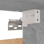 vidaXL Garde-robe gris béton 70x32 5x35 cm bois d'ingénierie