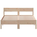 vidaXL Cadre de lit sans matelas 120x200 cm bois de pin massif