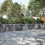 vidaXL Panier gabion avec couvercle 400x50x50 cm fer galvanisé