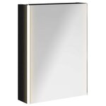 vidaXL Armoire Miroir de Salle de Bain Chêne noir 53 5 x 15 5 x 70 cm