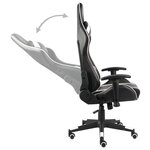 vidaXL Chaise de jeu pivotante Blanc PVC