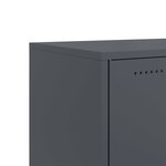 vidaXL Meuble TV anthracite 68x39x43 5 cm acier