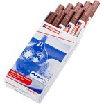 Marqueur Peinture brillante 750 marron 2-4 mm x 10 EDDING