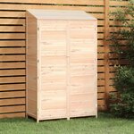 vidaXL Remise de jardin 102x52x174 5 cm Bois de sapin solide