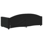vidaXL Lit de repos noir 90x190 cm velours