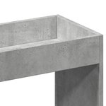 vidaXL Buffet haut 63x33x180 cm gris béton bois d'ingénierie
