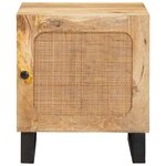 vidaXL Cabinet de chevet 2 Pièces Naturel 40 x 33 x 46 cm