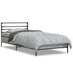 vidaXL Cadre de lit sans matelas sonoma gris 90x200 cm