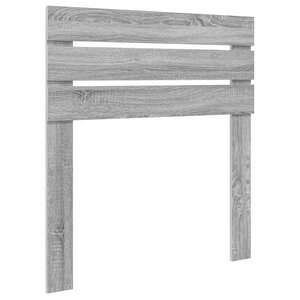 vidaXL Tête de lit Gris Sonoma 80 cm Bois d'ingénierie