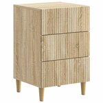 vidaXL Cabinet de chevet avec tiroir Chêne Sonoma 43 x 41 x 66 5 cm