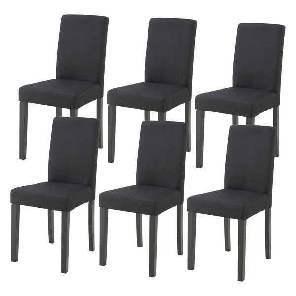 Lot de 6 chaises de salle à manger noir 03_0009899