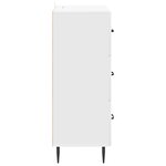 vidaXL Armoire à tiroirs Blanc 66 x 34 5 x 89 5 cm Bois d'ingénierie