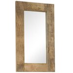 vidaXL Miroir Bois de manguier massif 50 x 80 cm