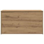 vidaXL Coffre de rangement chêne artisanal 84x42x46 cm bois ingénierie