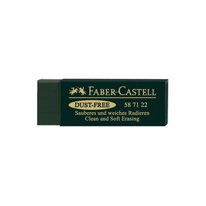 Gomme en plastique Dust-Free verte FABER-CASTELL