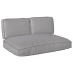 vidaXL Set de coussins de palette 3 Pièces Gris 120 x 80 x 12 cm