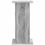 vidaXL Support de Plante Sonoma gris 30 5 x 30 x 60 5 cm