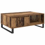 vidaXL Table basse Bois Ancien 90 x 60 x 35 cm Bois d'ingénierie