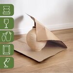 Pack And Move - Film À Bulle Kraft Recyclé - 1 X 8 M - Déménagement  Expédition Et Protection - Papier Bulle De Qualité