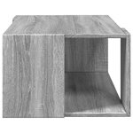 vidaXL Table basse sonoma gris 89 5x48x30 cm bois d'ingénierie