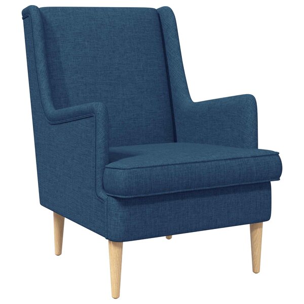 vidaXL Fauteuil Bleu Tissu
