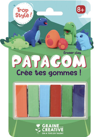 Patagom Blister De 6 Pains Dinosaures