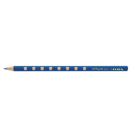Crayon graphite triangulaire groove slim avec grip zone pour gauchers et droitiers hb x 12 lyra