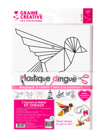 Kit Plastique Dingue Bijoux Collier oiseaux