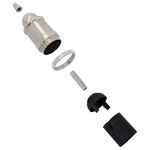 vidaXL Douilles de lampe 2 Pièces nickel satiné E27