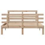 vidaXL Cadre de lit avec tête de lit sans matelas 160x200 cm