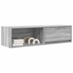 vidaXL Meuble TV sonoma gris 100x31x25 5 cm bois d'ingénierie