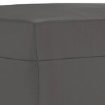 Banc banquette 100 x 35 x 41 cm synthétique gris 02_0010491