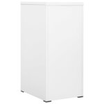 vidaXL Classeur Blanc 46x62x102 5 cm Acier
