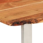 vidaXL Table de salle à manger 180x90x76 cm Bois d'acacia massif