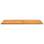 vidaXL Plateau de table Marron 110 x 55 x 2 cm Bois d'acacia massif